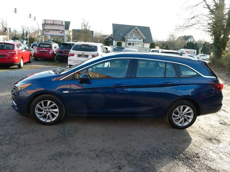 Blau Gebraucht 2021 Opel Astra Elegance Kombi | 9.999 € (Fairer Preis) - Bild 1/4