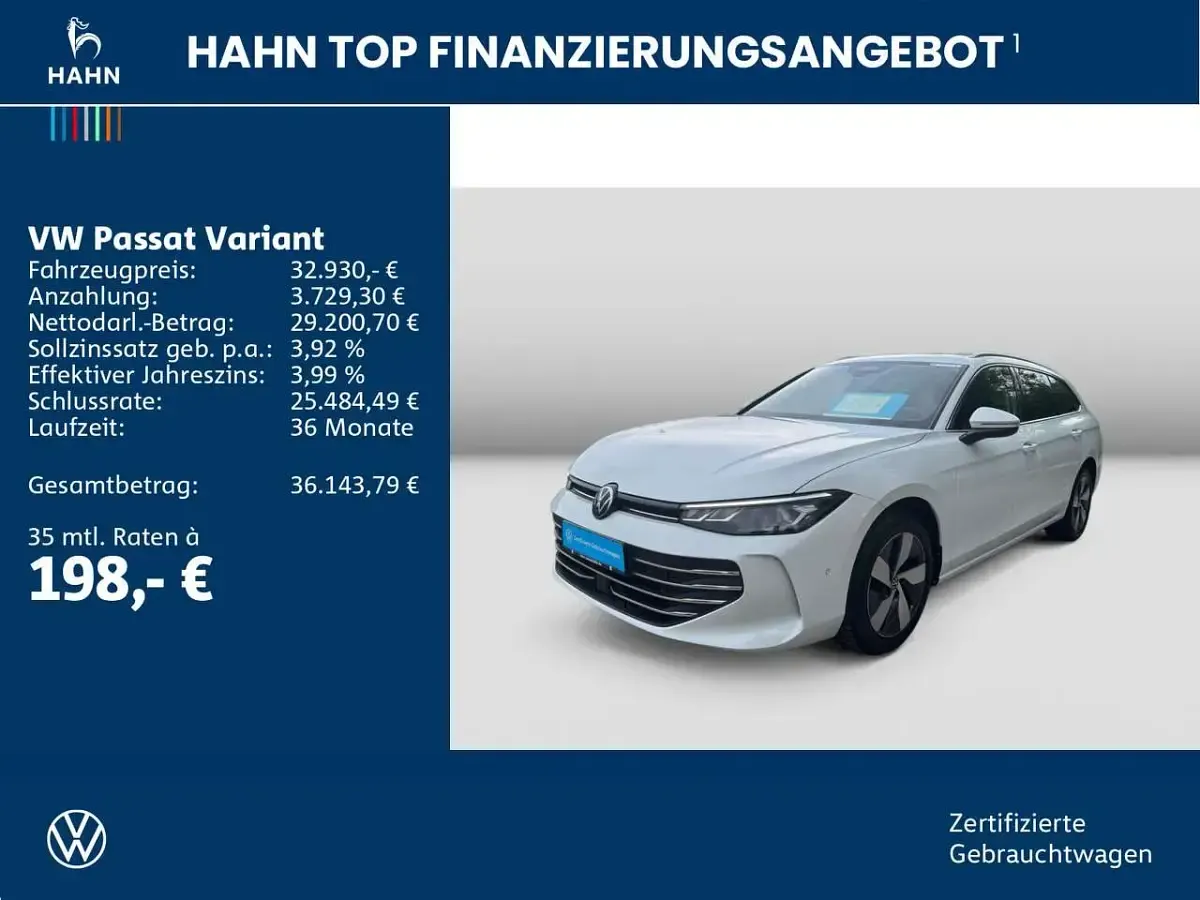Gebraucht VW Passat Business 150 PS (110 kW) 2025 Weiß Kombi