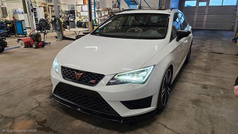 Weiß Gebraucht 2017 Seat Leon ST Cupra 290 Kombi | 16.999 € (Fairer Preis) - Bild 1/4