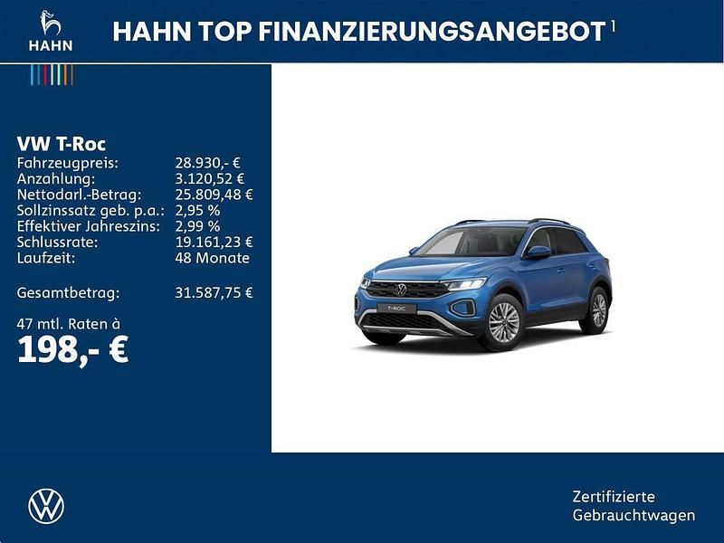 Gebraucht VW T-Roc Life 150 PS (110 kW) 2025 Blau SUV