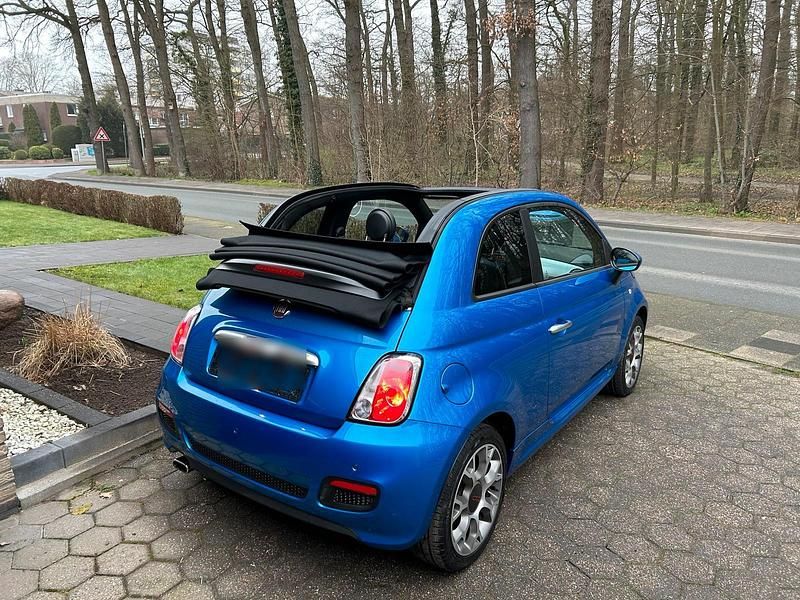 Gebraucht Fiat 500S S 69 PS (50 kW) 2015 Blau Cabrio
