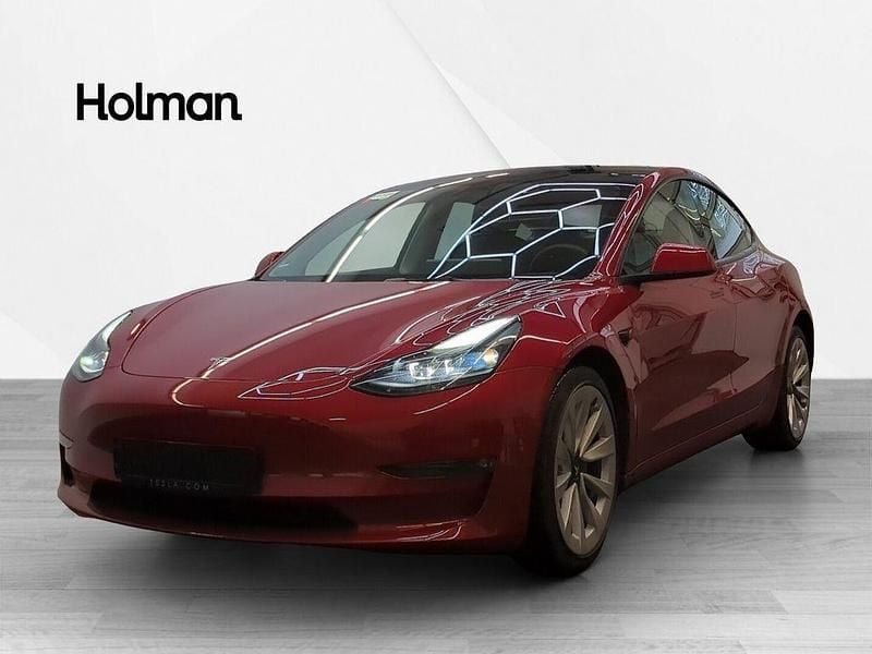 Rot Gebraucht 2021 Tesla Model 3 Limousine | 26.882 € (Fairer Preis) - Bild 1/4