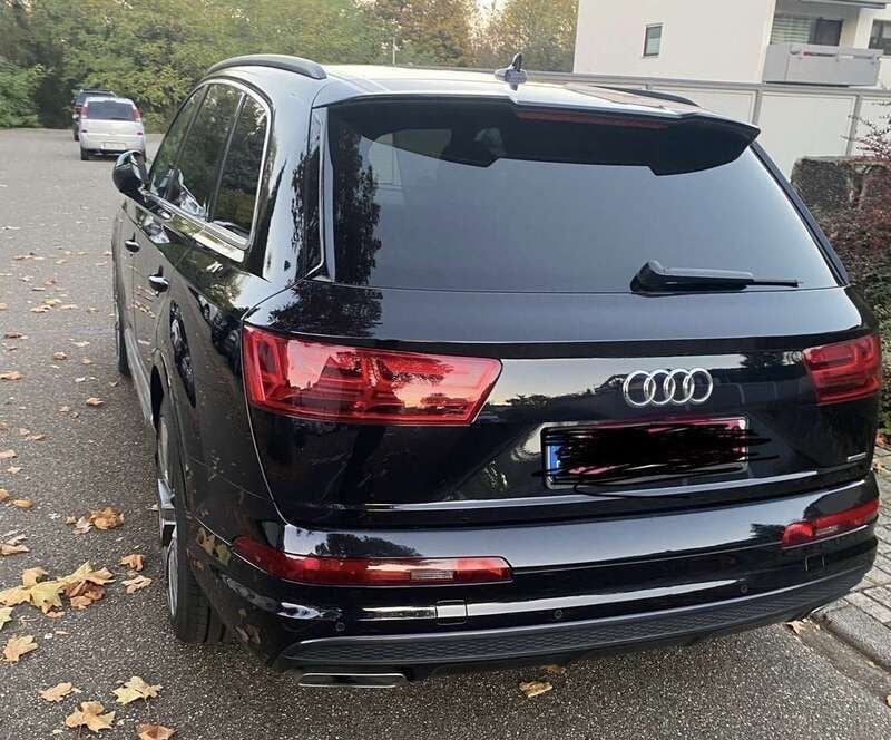 Schwarz Gebraucht 2015 Audi Q7 S-Line SUV | 29.900 € (Teuer) - Bild 1/4