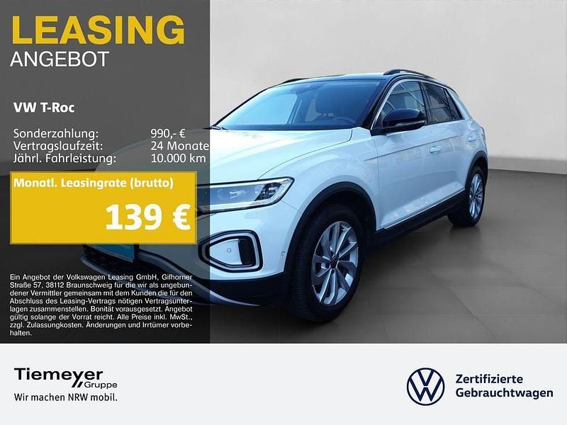 Gebraucht VW T-Roc Style 116 PS (85 kW) 2024 Weiß SUV