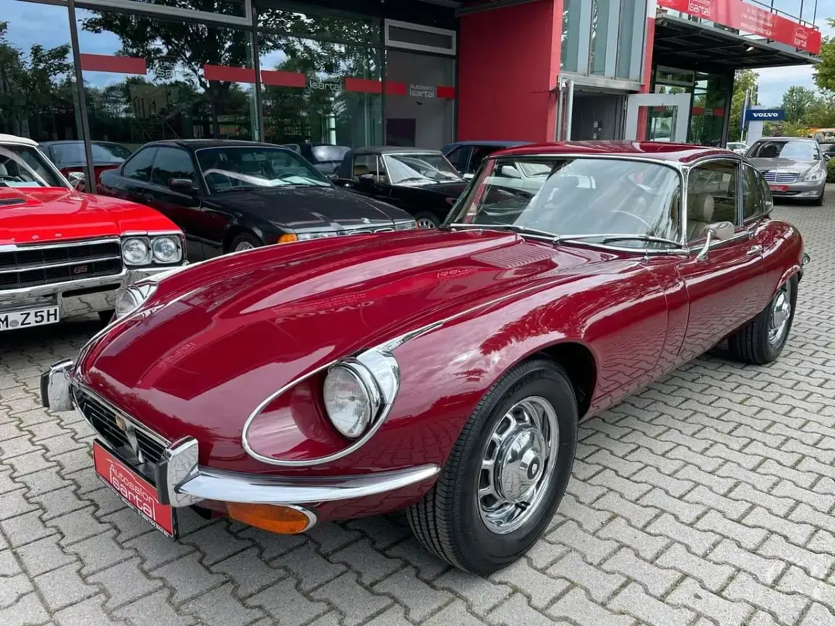 Occasion Jaguar E-Type 276 PK (202 kW) 1971 Rood Coupé