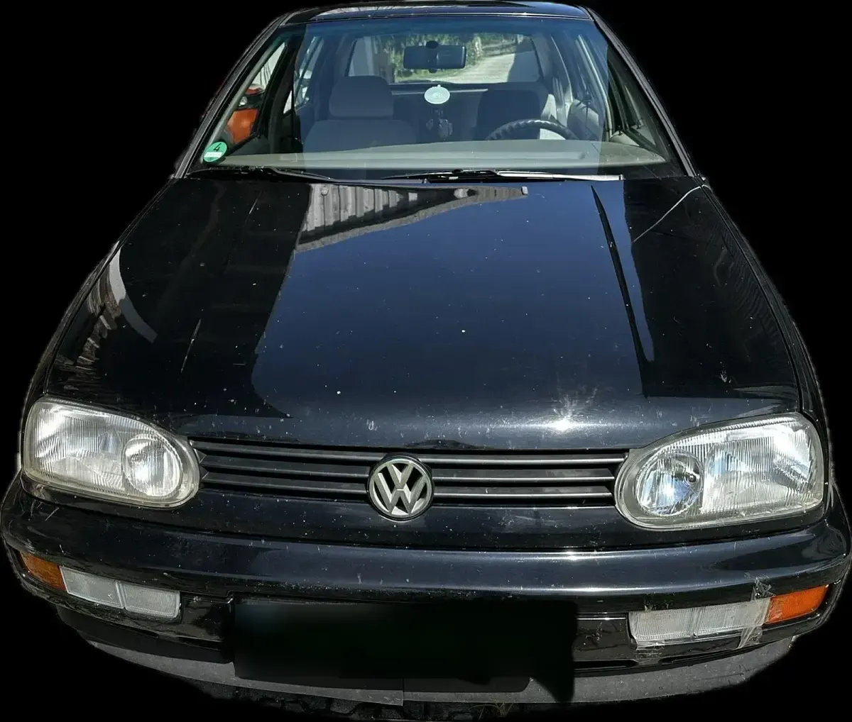 Gebraucht VW Golf III 66 PS (48 kW) 1995 Schwarz Kleinwagen