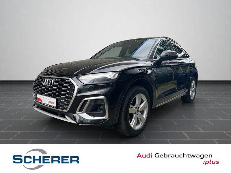 Mythosschwarz metallic (metallic) Gebraucht 2024 Audi Q5 Sportback Ambiente SUV | 47.690 € (Fairer Preis) - Bild 1/4