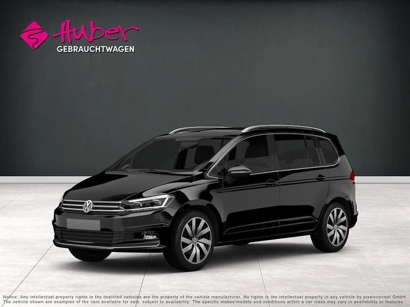 Gebraucht VW Touran Highline 179 PS (131 kW) 2017 Schwarz Van / Kleinbus