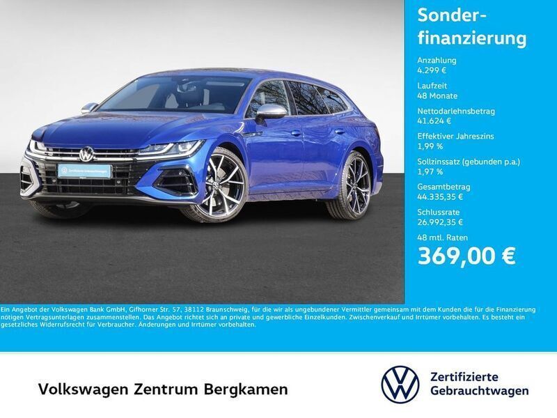Lapiz blue metallic Gebraucht 2024 VW Arteon R Kombi | 45.922 € (Etwas zu teuer) - Bild 1/4