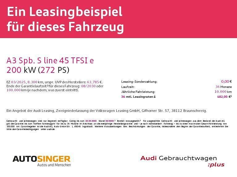 Gebraucht Audi A3 S-Line 272 PS (200 kW) 2025 Daytonagrau perleffekt Limousine