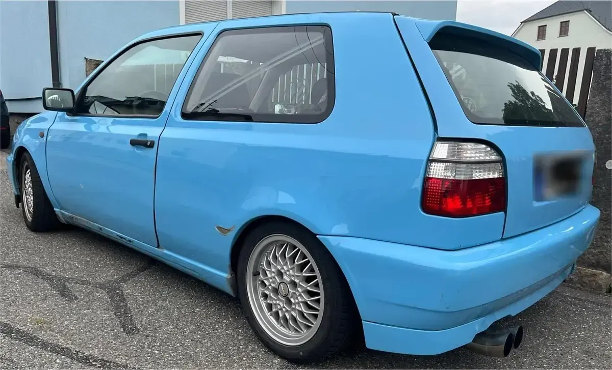 Gebraucht VW Golf III 75 PS (55 kW) 1997 Blau Kleinwagen