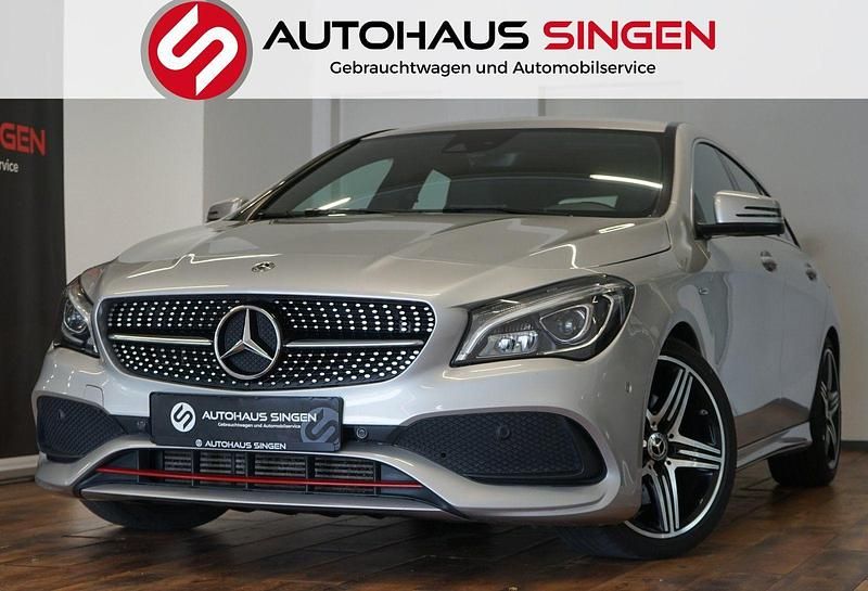 Silber (polarsilber) schwarz Gebraucht 2017 Mercedes CLA250 Shooting Brake AMG Kombi | 22.990 € (Etwas zu teuer) - Bild 1/4