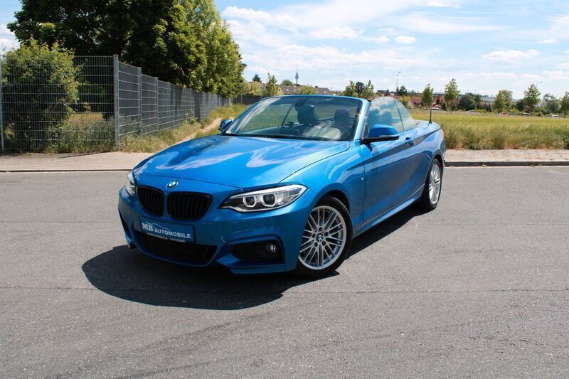 Blau Gebraucht 2015 BMW 220 M Sport Cabrio | 15.950 € (Etwas zu teuer) - Bild 1/4