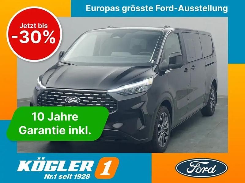 Schwarz Neu 2025 Ford Tourneo Custom Titanium Van / Kleinbus | 62.445 € (Teuer) - Bild 1/4