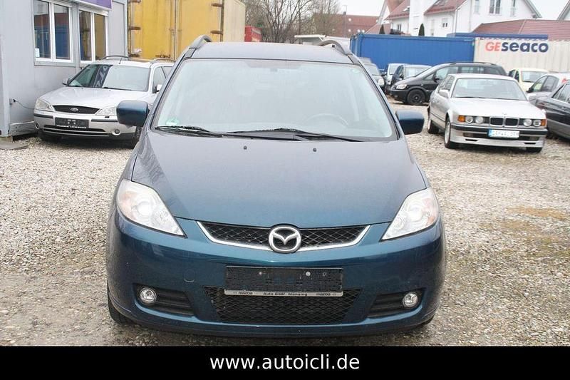 Gebraucht Mazda 5 Exclusive 116 PS (85 kW) 2006 Blau Van / Kleinbus