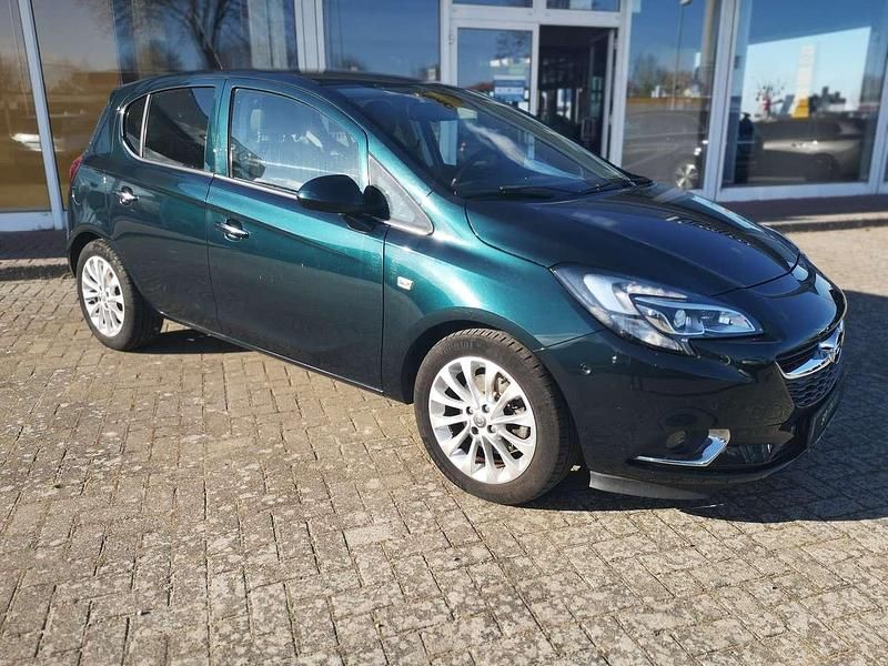 Gebraucht Opel Corsa Innovation 90 PS (66 kW) 2016 Smaragd gruen (mi) Kleinwagen