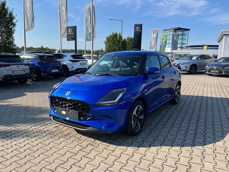 Frontier blue pearl metallic Neu 2024 Suzuki Swift Comfort+ Kleinwagen | 17.290 € - Bild 1/4