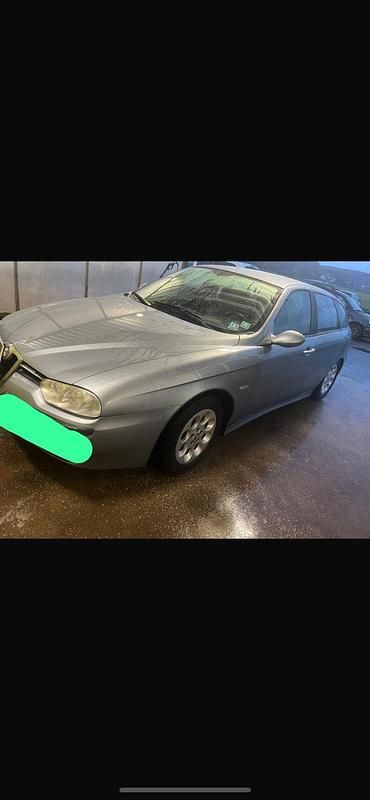 Blau Gebraucht 2001 Alfa Romeo 156 Progression Kombi | 1.600 € - Bild 1/4