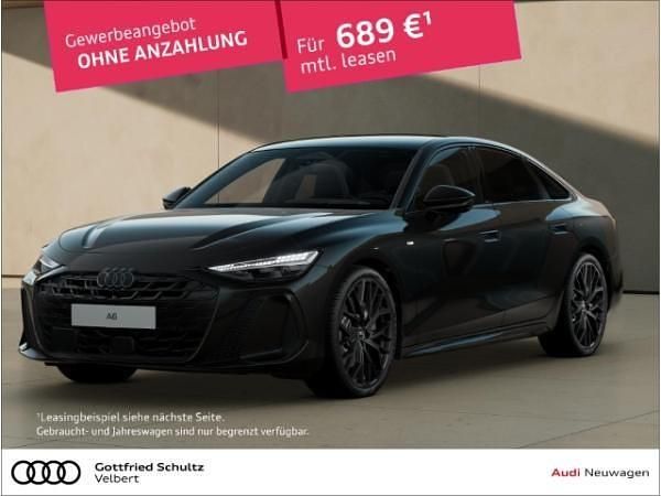 Schwarz (mythosschwarz metallic) Neu 2025 Audi A6 Ambiente Limousine | 71.870 € (Guter Preis) - Bild 1/4