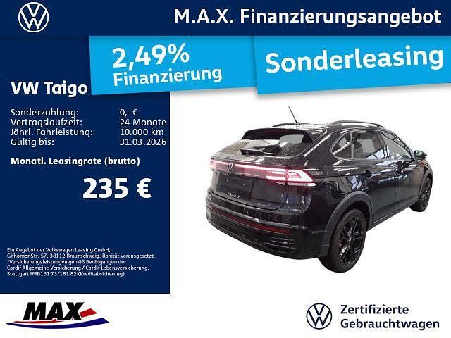 Schwarz Gebraucht 2025 VW Taigo R-line SUV | 28.879 € (Fairer Preis) - Bild 1/3