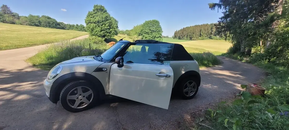 Gebraucht Mini One Cabriolet 98 PS (72 kW) 2010 Weiß Cabrio
