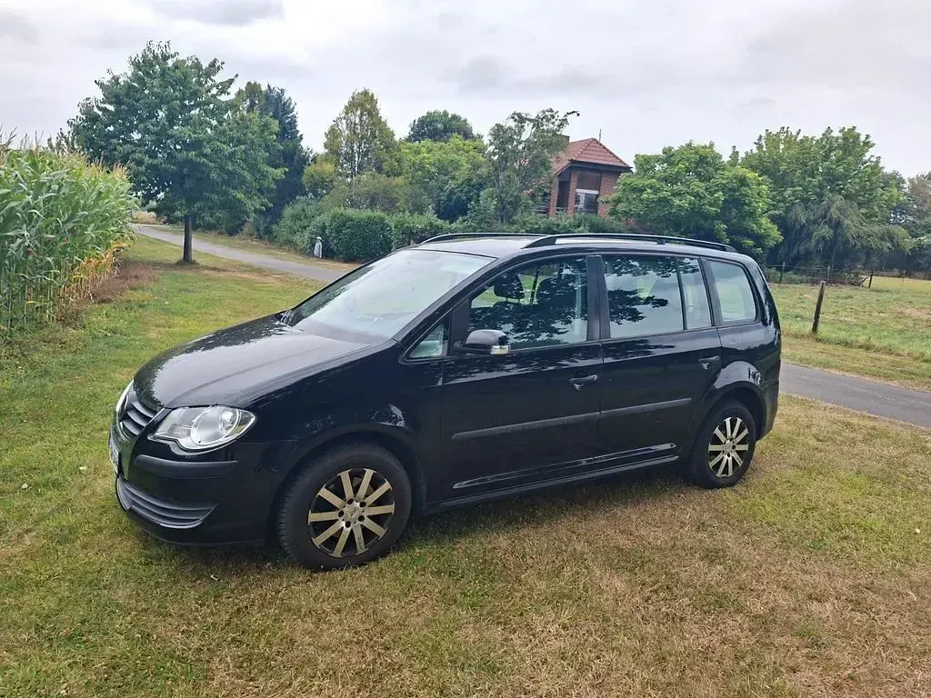 Gebraucht VW Touran Conceptline 90 PS (66 kW) 2009 Schwarz Van / Kleinbus