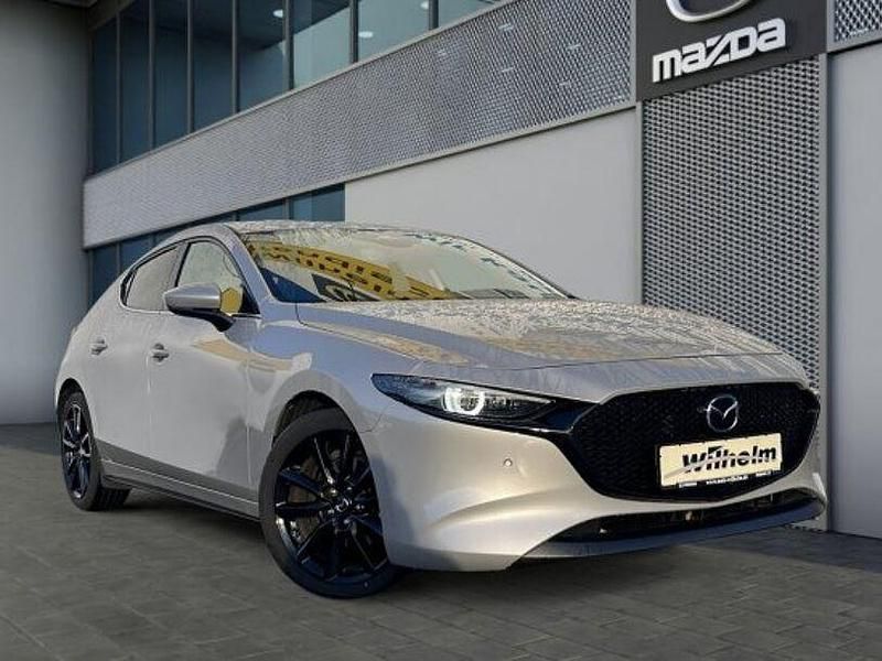 Gebraucht Mazda 3 Exclusive-Line 186 PS (136 kW) 2024 Platinum quartz m (metallic) Limousine