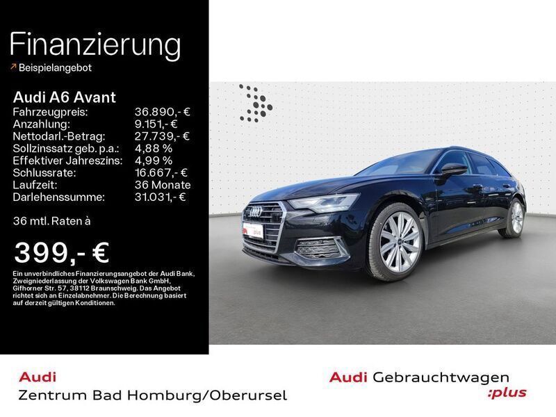 Schwarz Gebraucht 2021 Audi A6 Design Kombi | 36.890 € (Fairer Preis) - Bild 1/4