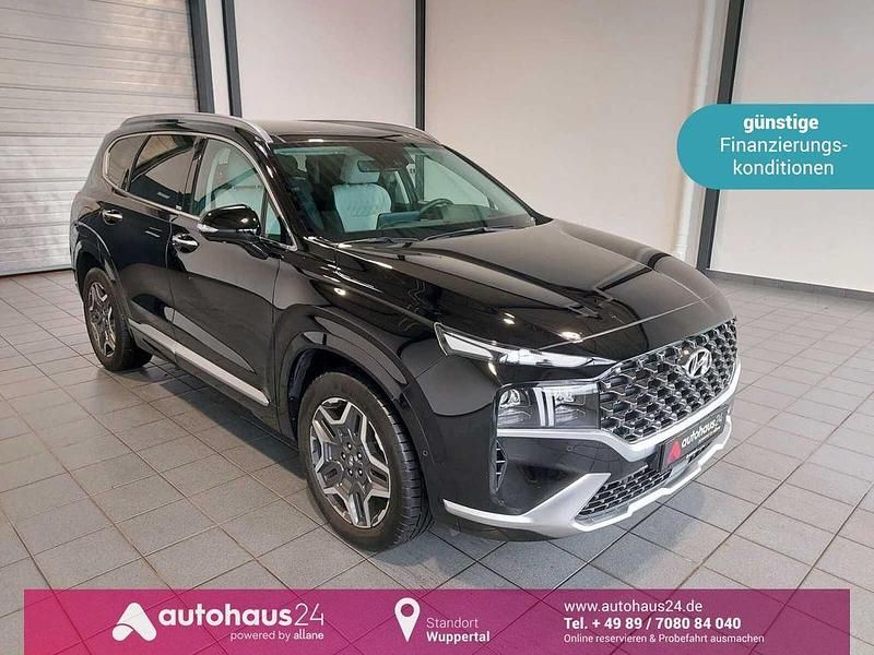 Schwarz Gebraucht 2021 Hyundai Santa Fe SUV | 31.590 € (Fairer Preis) - Bild 1/4