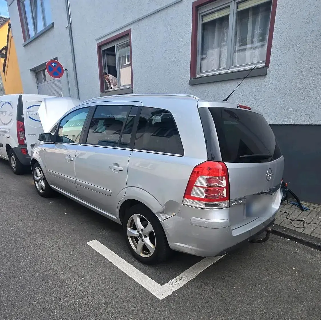 Gebraucht Opel Zafira 140 PS (102 kW) 2008 Silber Van / Kleinbus