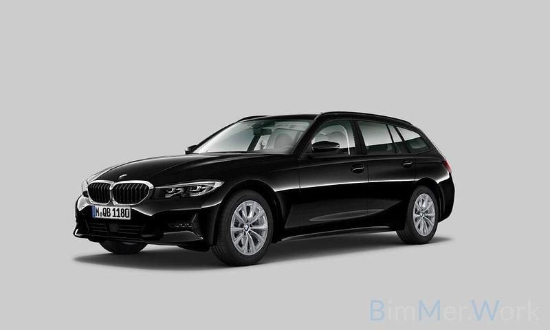Schwarz Gebraucht 2021 BMW 318 Advantage Kombi | 17.950 € (Guter Preis) - Bild 1/4