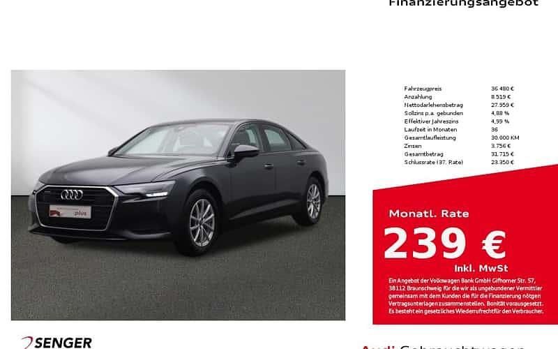 Manhattangrau metallic Gebraucht 2022 Audi A6 Premium Limousine | 36.480 € (Fairer Preis) - Bild 1/4