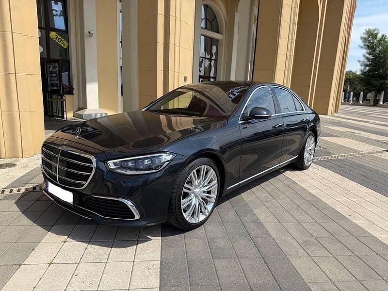 Blau Gebraucht 2021 Mercedes S500 Limousine | 83.900 € - Bild 1/4
