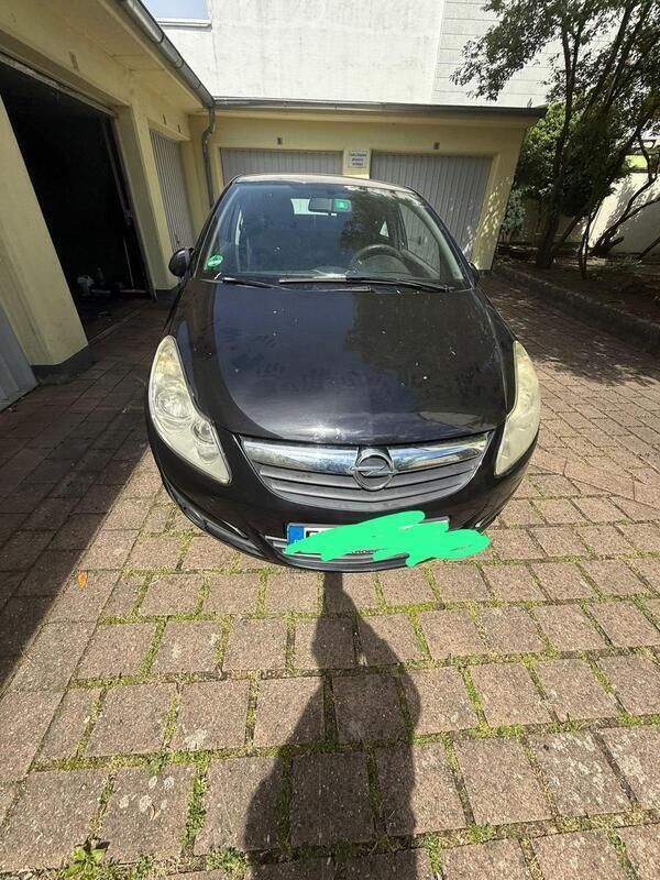 Schwarz Gebraucht 2008 Opel Corsa Kleinwagen | 600 € (Superpreis) - Bild 1/4