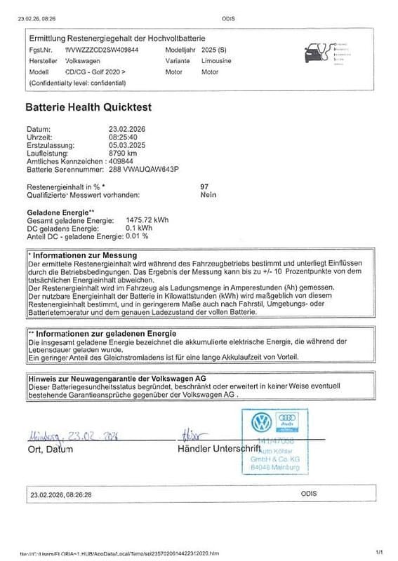 Gebraucht VW Golf VIII GTE 272 PS (200 kW) 2025 Crystal ice blue Limousine