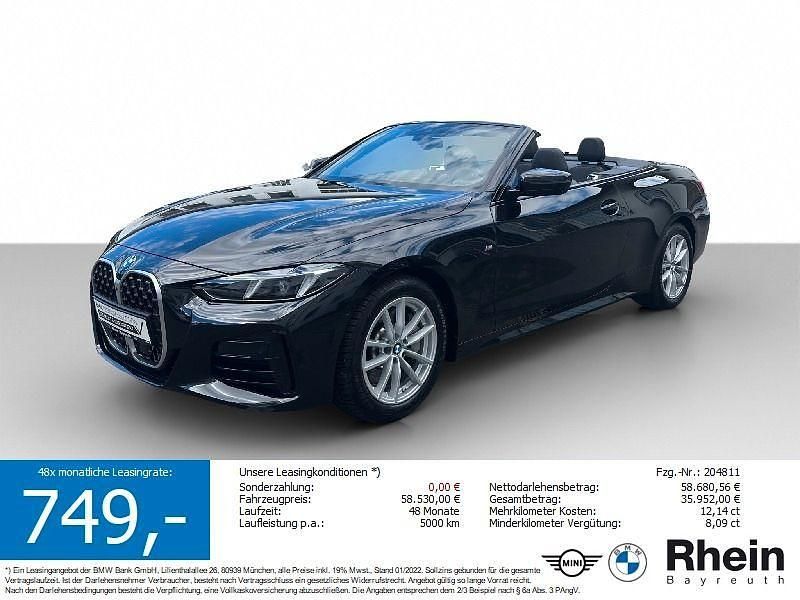 Schwarz Gebraucht 2025 BMW 430 Cabriolet M Sport Cabrio | 56.560 € (Teuer) - Bild 1/3