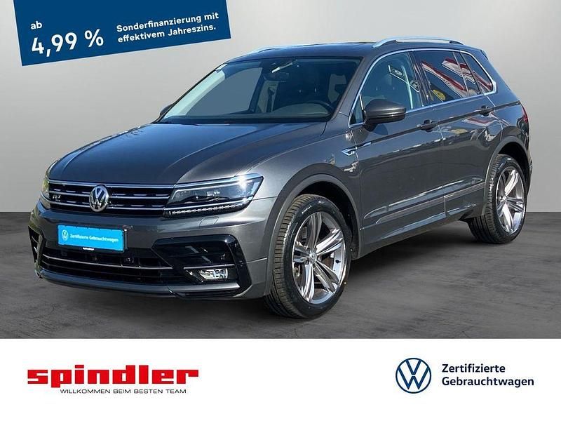 Indiumgrau metallic Gebraucht 2020 VW Tiguan Highline SUV | 26.380 € (Guter Preis) - Bild 1/3