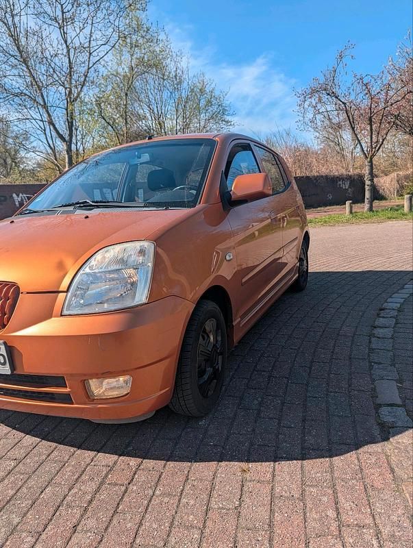 Gebraucht Kia Picanto EX 65 PS (47 kW) 2005 Orange Kleinwagen
