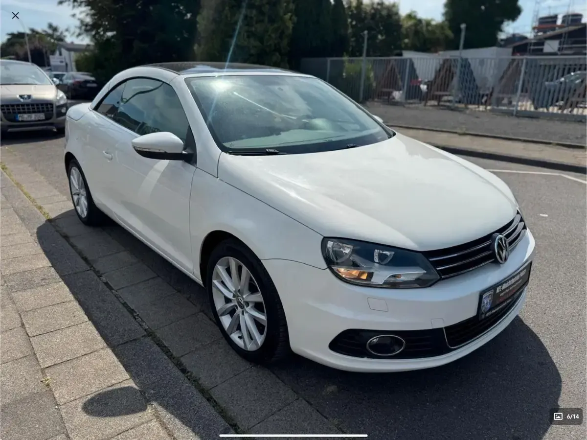 Gebraucht VW Eos 211 PS (155 kW) 2011 Weiß Cabrio