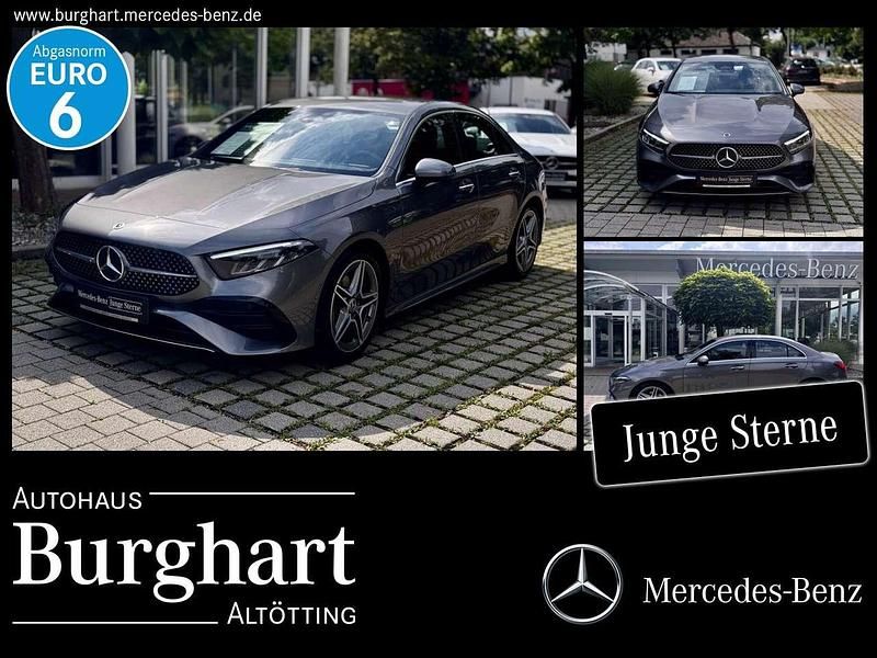Lack mountaingrau Gebraucht 2024 Mercedes A200 Advanced Plus Limousine | 32.900 € (Etwas zu teuer) - Bild 1/4