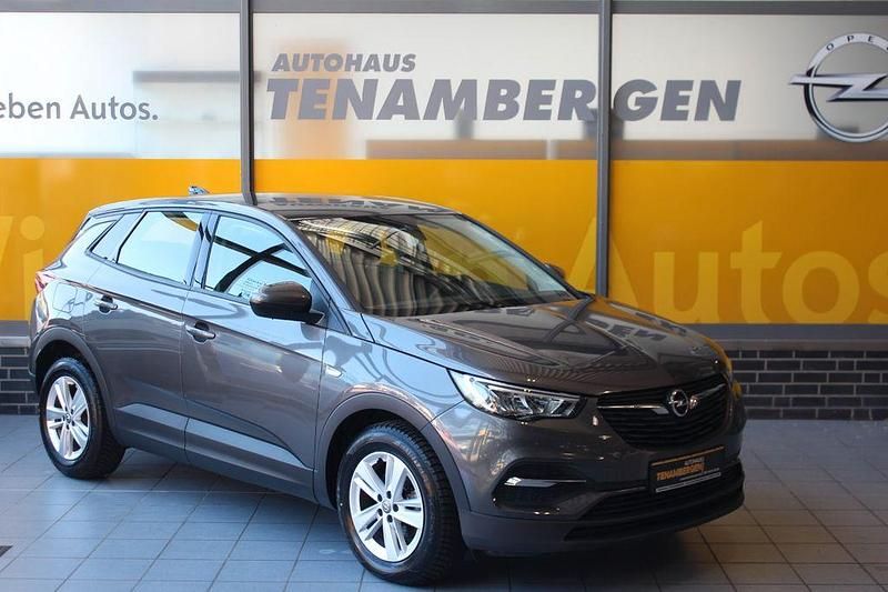 Mondstein grau (metallic) Gebraucht 2021 Opel Grandland X Edition SUV | 19.900 € (Fairer Preis) - Bild 1/4