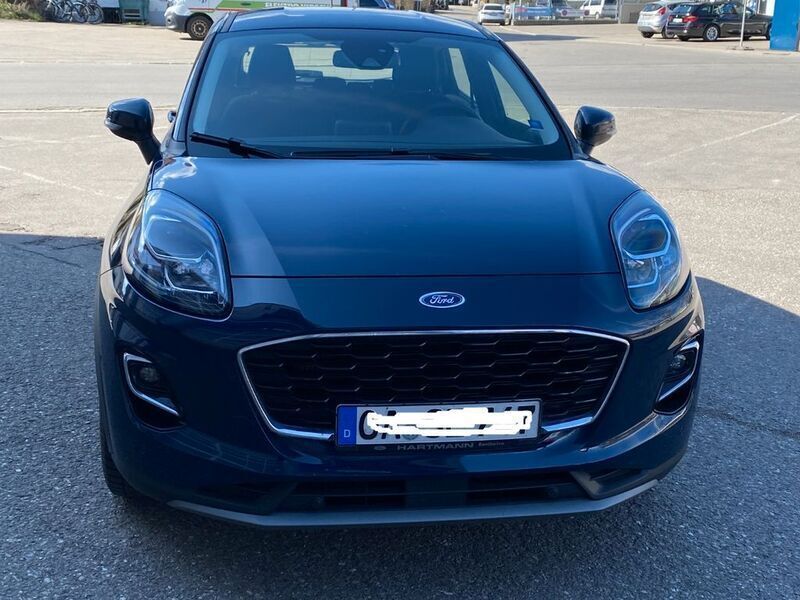Blau Gebraucht 2022 Ford Puma Titanium SUV | 16.900 € (Superpreis) - Bild 1/4
