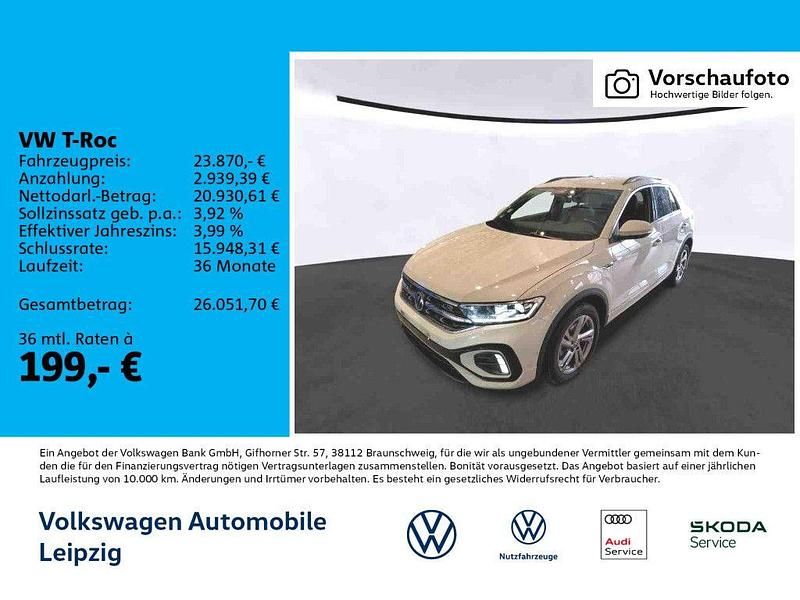 Gebraucht VW T-Roc R-line 110 PS (80 kW) 2024 Grau SUV