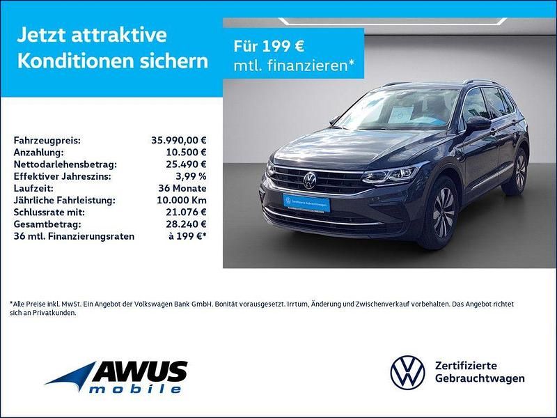 Gebraucht VW Tiguan Move 150 PS (110 kW) 2024 Grau / delfingrau (metallic) SUV