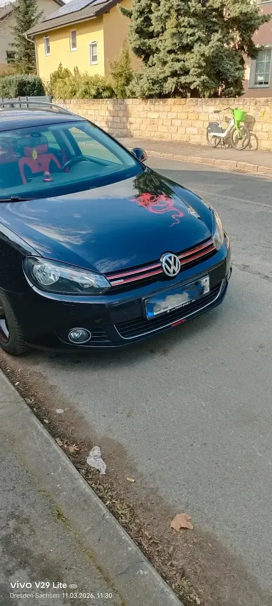 Gebraucht VW Golf VI Style 122 PS (89 kW) 2011 Schwarz Kleinwagen