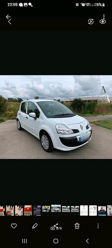 Weiß Gebraucht 2011 Renault Modus Van / Kleinbus | 3.200 € - Bild 1/4