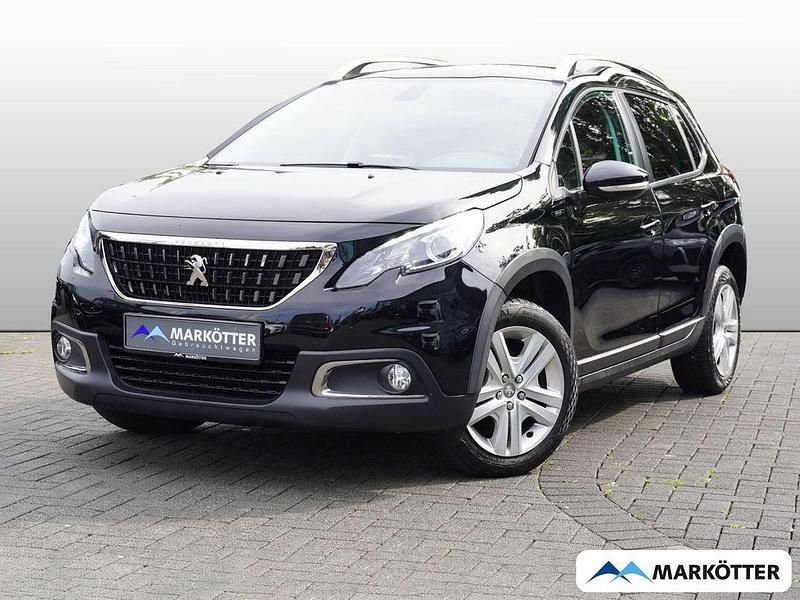 Schwarz Gebraucht 2019 Peugeot 2008 Signature Sky SUV | 12.950 € (Fairer Preis) - Bild 1/4