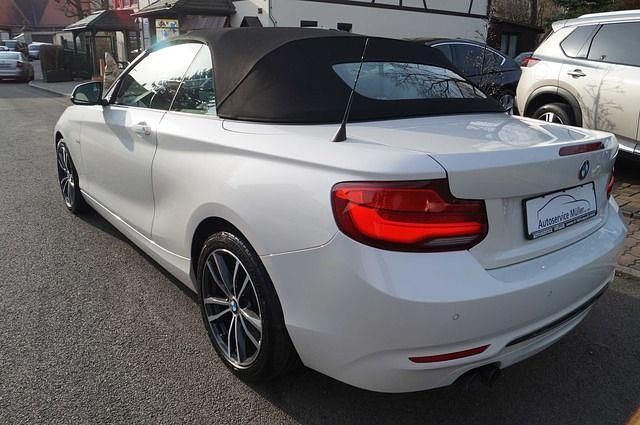 Gebraucht BMW 220 184 PS (135 kW) 2018 Perlmutt weiß metallic (metallic) Cabrio