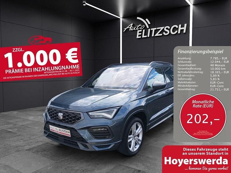 "rodium" grau Gebraucht 2021 Seat Ateca FR-Line SUV | 25.950 € (Fairer Preis) - Bild 1/3