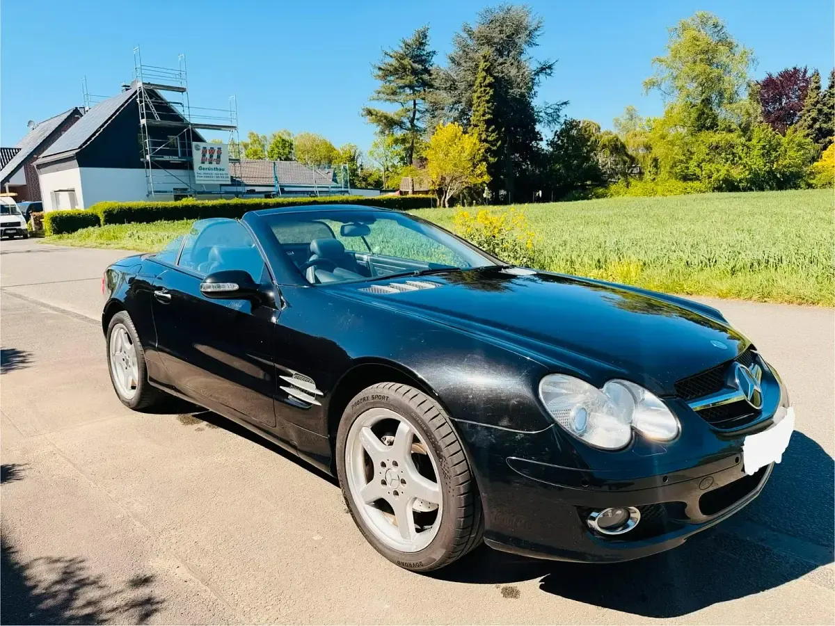 Gebraucht Mercedes SL350 AMG 245 PS (180 kW) 2003 Schwarz Cabrio